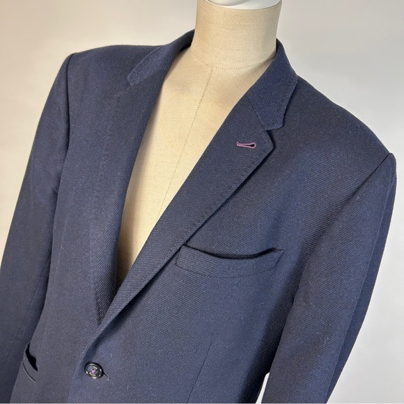 ❤️ Ted Baker Dark Blue Blazer XL - Picture 3 of 11